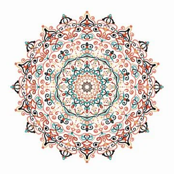 Mandala Vector Design Element Illustrazione stock