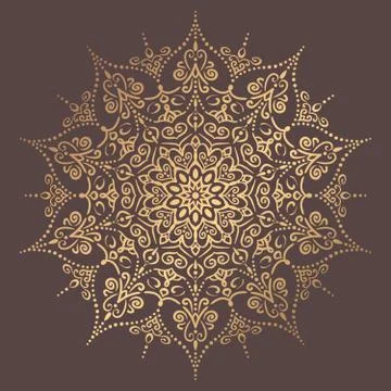 Mandala Vector Design Element Stock Illustration