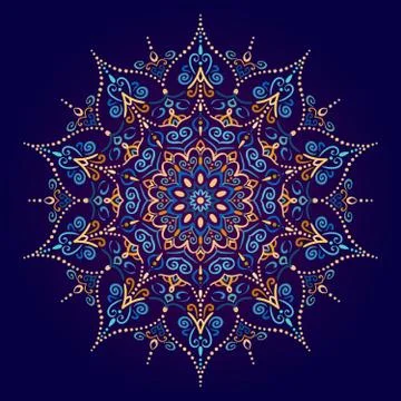 Mandala Vector Design Element Stock Illustration