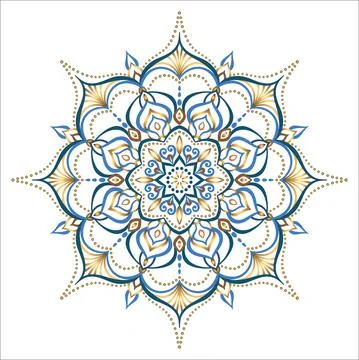 Mandala Vector Design Element. Round ornament decoration. Stock Illustration