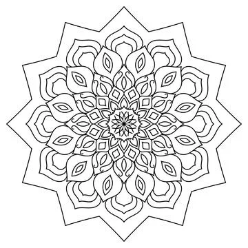 Mandala Vector Design Stock Illustration
