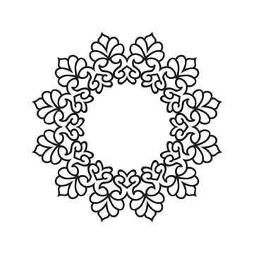 Mandala vector pattern design background Stock Illustration