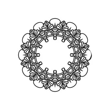 Mandala vector pattern design background 스톡 일러스트