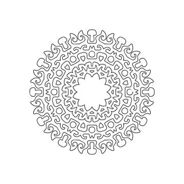 Mandala vector pattern design background Stock Illustration