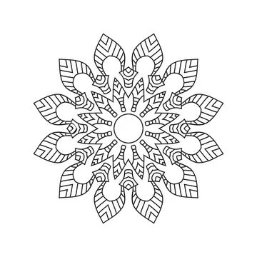 Mandala vector pattern design background 스톡 일러스트