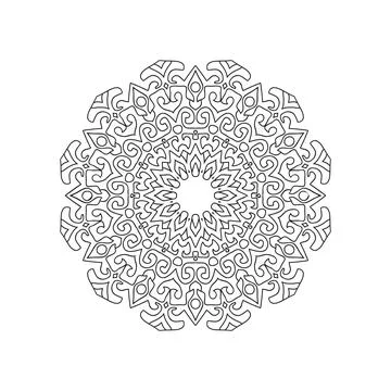Mandala vector pattern design background Stock Illustration