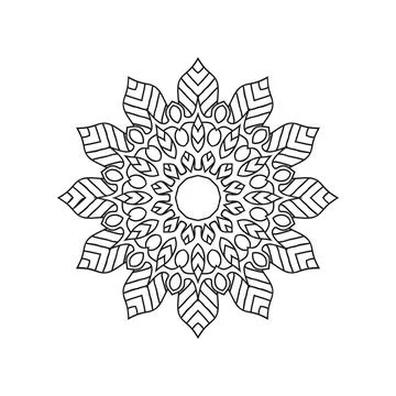 Mandala vector pattern design background Stock Illustration