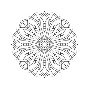 Mandala vector pattern design background Stock Illustration