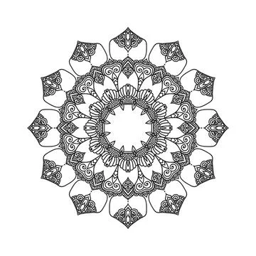 Mandala vector pattern design background Stock Illustration