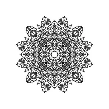 Mandala vector pattern design background Stock Illustration