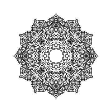 Mandala vector pattern design background イラスト素材