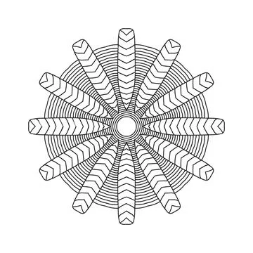 Mandala vector pattern design background イラスト素材