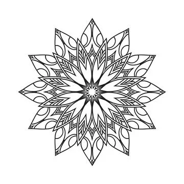 Mandala vector pattern design background Stock Illustration