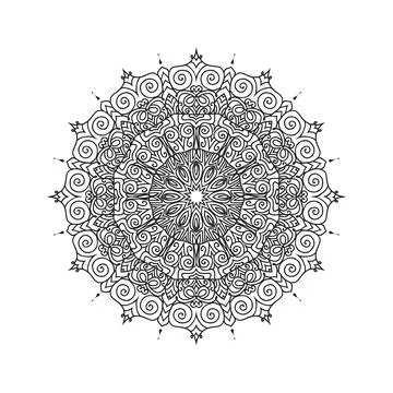 Mandala vector pattern design background 스톡 일러스트