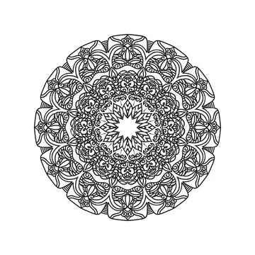 Mandala vector pattern design background Stock Illustration