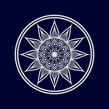 Mandala vector pattern design background 스톡 일러스트