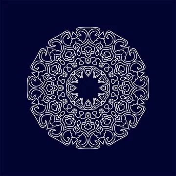 Mandala vector pattern design background 스톡 일러스트