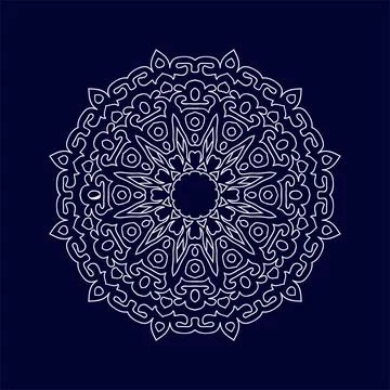 Mandala vector pattern design background 스톡 일러스트