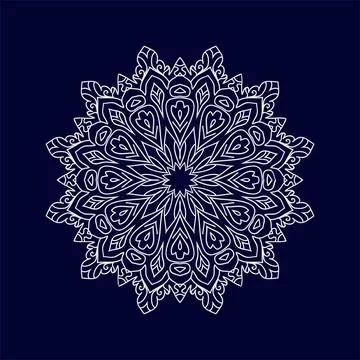 Mandala vector pattern design background Stock Illustration