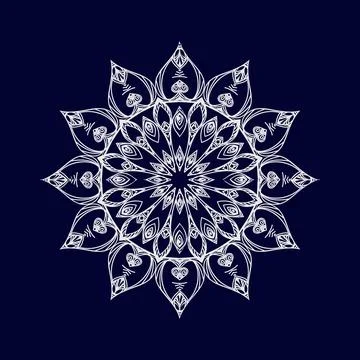 Mandala vector pattern design background Stock Illustration