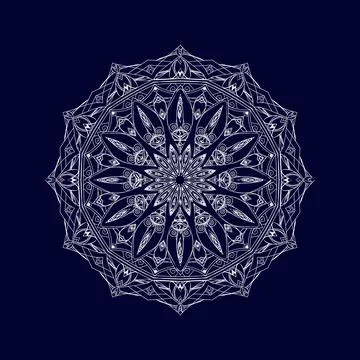 Mandala vector pattern design background Stock Illustration