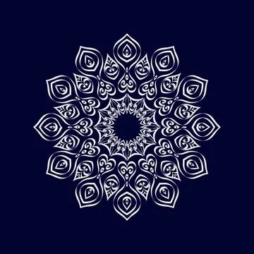 Mandala vector pattern design background 스톡 일러스트