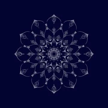 Mandala vector pattern design background イラスト素材