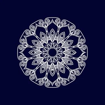 Mandala vector pattern design background Stock Illustration