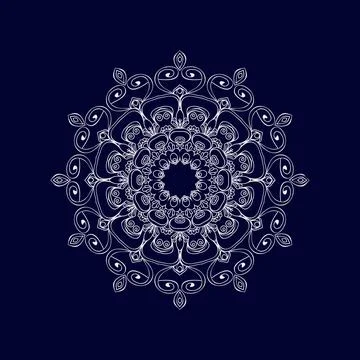 Mandala vector pattern design background Stock Illustration