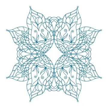 Mandala vector pattern. Stock Illustration