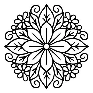 Mandala Vector Set | Ornamental Circular Decorative Pattern | Boho, Zentangle. Illustrazione stock