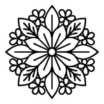 Mandala Vector Set | Ornamental Circular Decorative Pattern | Boho, Zentangle. Illustrazione stock