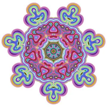 Mandala. Vintage decorative element Stock Illustration