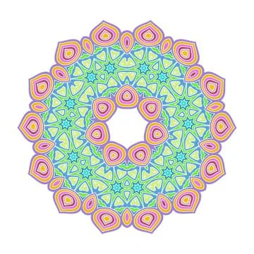 Mandala. Vintage decorative elements Stock Illustration