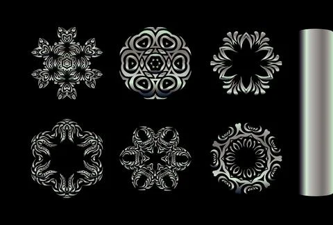 Mandala vintage decorative elements Stockillustratie