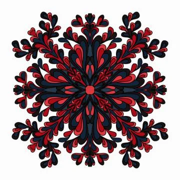 Mandala. Vintage decorative elements. vector illustration Stock Illustration