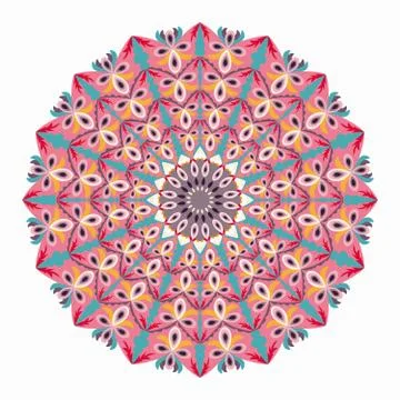 Mandala. Vintage elements. vector illustration Stock Illustration
