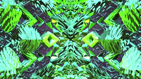 Mandala Wave 07 - Fractal Landscapes high quality loop Stock Footage 338251663