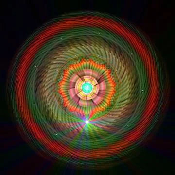 Mandala wheel Stock Illustration