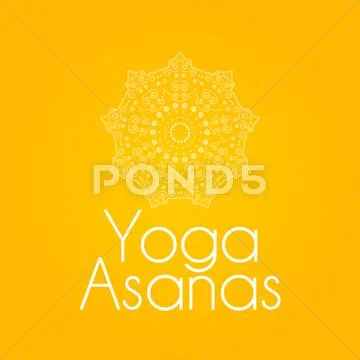 Mandala Yoga Stock Vector