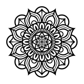Mandala5 Illustrazione stock