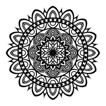 Mandala6 Illustrazione stock