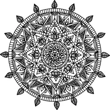 MandalaBliss Stock Illustration