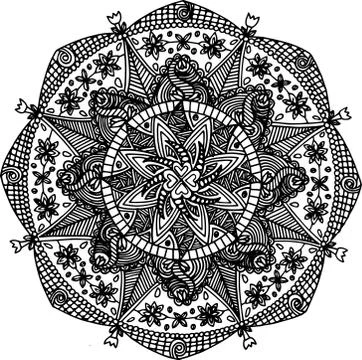 MandalaFocus Stock Illustration