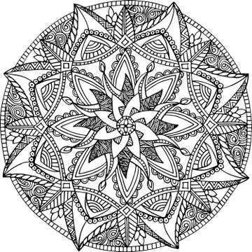 MandalaGentle Stock Illustration