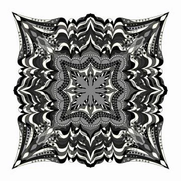 Mandalas collection. Round Ornament Pattern. Vintage decorative elements Stock Illustration