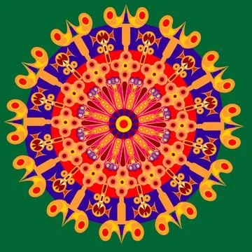 Mandalas Design Illustrazione stock
