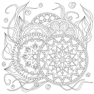 Mandalas Stock Illustration
