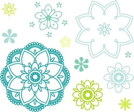 Mandalas Stock Illustration