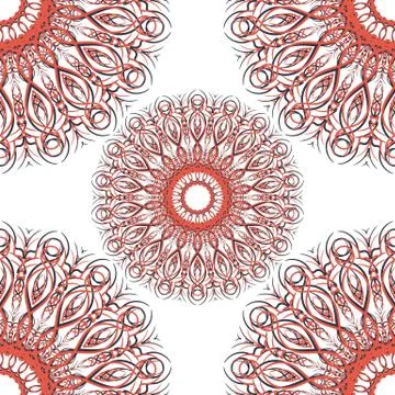 Mandalas pattern Stock Illustration